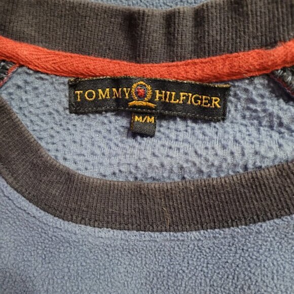 Tommy Hilfiger Medium Crew Neck Logo Sweater Rare Vintage - Picture 2 of 3